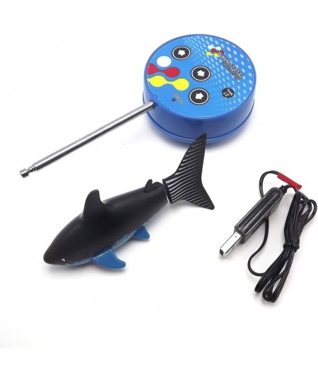 Mini Remote Control Toy Electric RC Fish Boat Shark Swim in Water for Kids Gift - Black $29.08 - Remote & App Controlled Vehi...