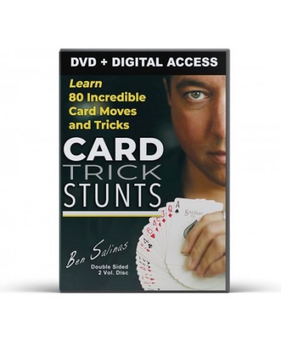 Card Trick Stunts - Learn 80 Card Tricks and Moves - DVD + Digital Access for Download $17.68 - Magic Kits & Accessories