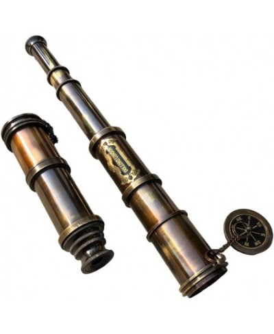 Brass Dollond London's 18 inches Antique Telescope/Spyglass in Leather Box (Black Antique) $50.83 - Children's Optics