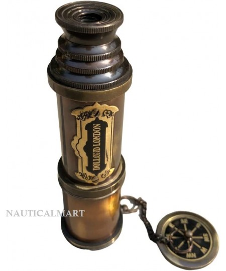 Brass Dollond London's 18 inches Antique Telescope/Spyglass in Leather Box (Black Antique) $50.83 - Children's Optics