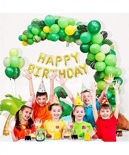 Dinosaur Birthday Party Decorations 214pcs Dinosaur Birthday Party Supplies for Boy Dinosaur Balloon Garland Dinosaur Party F...