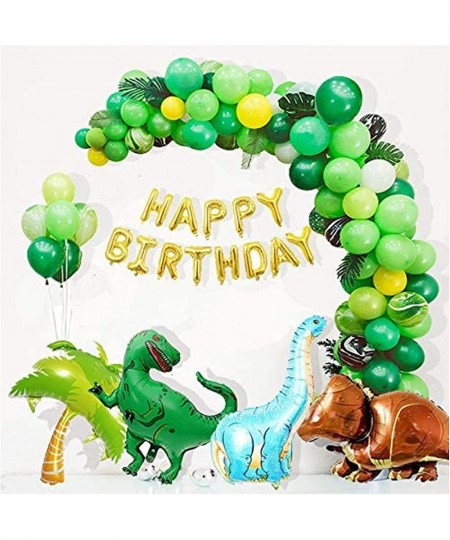 Dinosaur Birthday Party Decorations 214pcs Dinosaur Birthday Party Supplies for Boy Dinosaur Balloon Garland Dinosaur Party F...