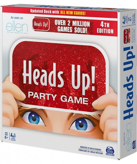 Head’s Up! Party Game 4th Edition Word Guessing Board Game for Kids and Families Ages 8 and up $39.56 - Board Games