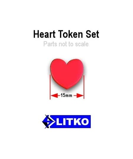 Heart Tokens Red (15) $26.94 - Game Accessories