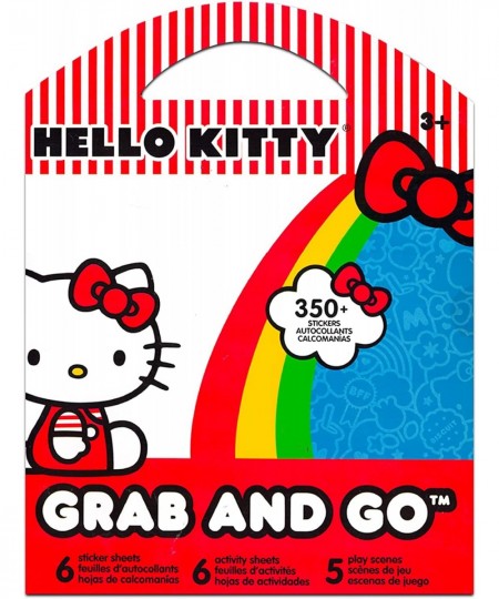 Hello Kitty Sticker Activity Set for Kids - Hello Kitty Grab and Go Bundle with Over 300 Hello Kitty Stickers and Activity Pa...