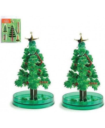 2 Pack Magic Crystal Growing Christmas Tree kit – DIY Grow in Just 24 Hours Growing Funny Educational Toys Green $25.13 - Mag...