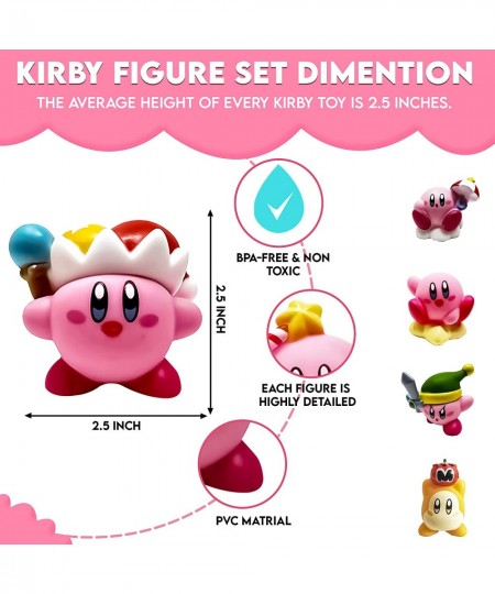 Kirby 8 Figures Limited Edition Set of 8 Collect Them All Kirby Star Complete Collection $57.63 - Action Figures