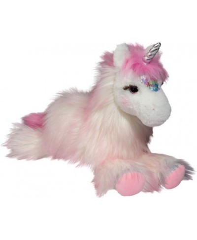 Zuri Pink Unicorn Fuzzle Plush Stuffed Animal $62.58 - Stuffed Animals & Teddy Bears