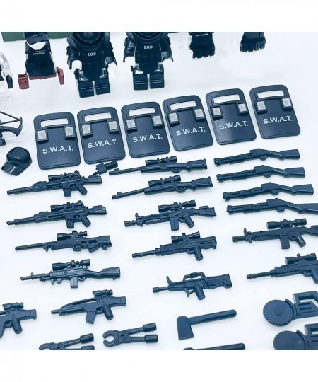 Building Block Toys Weapons Pack for 6+ Years Old Boys Gifts Military Army SWAT Modern Combat Assault Gears Weapons Parts Acc...