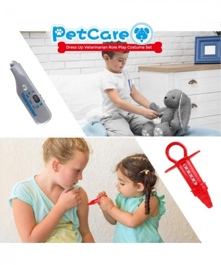 Kids Veterinarian Doctor Dress Up and Accessories Pretend Role Play Costume Set (10 Pieces) $33.62 - Kids' Costumes