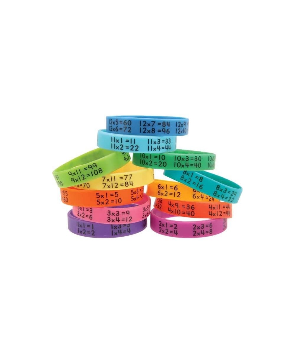 160452 Multiplication Facts Bracelets Assorted $46.25 - Kids' Dress-Up Accessories