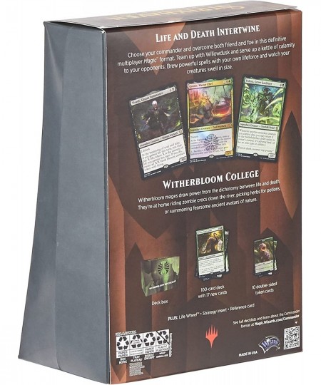 Strixhaven Commander Deck – Witherbloom Witchcraft (Black-Green) $81.94 - Card Games