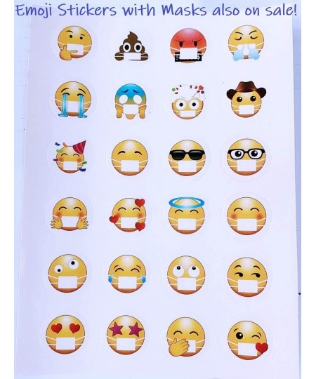 Poop Emoji Sticker Sheet Party Favor 24 Pack (576 Stickers) Poo Set. Potty Training Journal Favors Office Teachers Scrapbooki...