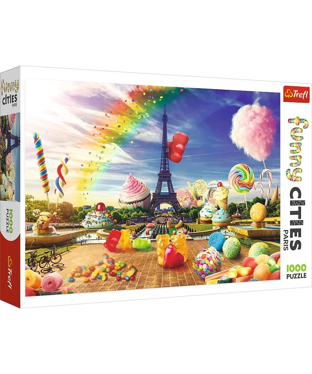 Red Funny Cities 1000 Piece Puzzle - Sweet Paris $28.85 - Jigsaw Puzzles