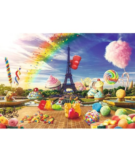 Red Funny Cities 1000 Piece Puzzle - Sweet Paris $28.85 - Jigsaw Puzzles