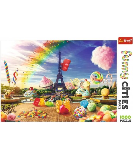 Red Funny Cities 1000 Piece Puzzle - Sweet Paris $28.85 - Jigsaw Puzzles