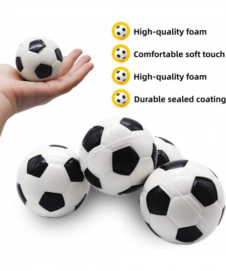 24 Pack Mini Foam Sports Balls Squeezable Stress Soccers Stress Relief Squeeze Balls for Stress Anxiety Relief Kids Party Fav...