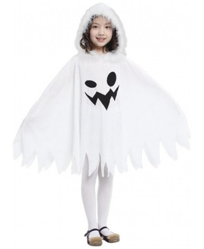 Kids White Ghost Halloween Cloak Costumes Toddlers Elf Cape Cosplay Role Play $29.69 - Kids' Costumes