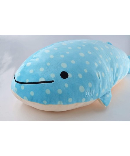 Soft Blue Whale Plush Toy Comfortable Sleep Hugging Plush Pillow Sofa Stuffed Animal Cushion (24 Inches-Soothing Blue) $35.25...