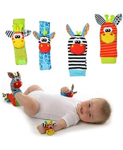 Foot Finders & Wrist Rattles for Infants Developmental Texture Toys for Babies & Infant Toy Socks & Baby Wrist Rattle – Newbo...