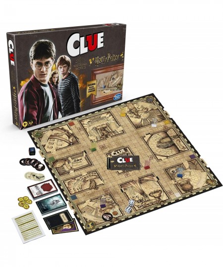 Clue: Wizarding World Harry Potter Edition Mystery Board Game for 3-5 Players Kids Ages 8 and Up (Amazon Exclusive) $58.68 - ...