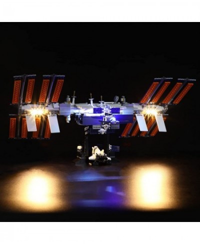 Led Light for Lego 21321 Ideas International Space Station Building Blocks Model：Remote-Control Version - NOT Included The Mo...