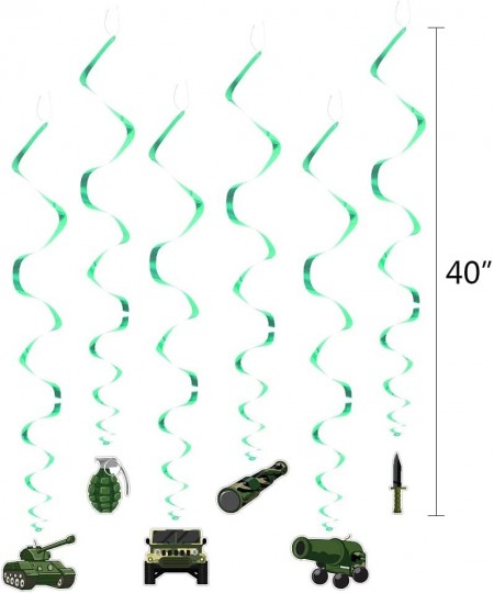 Army Party Decorations Army Birthday Party Supplies Kit Army Decorations For Party Army Banner Cake Topper Swirls Camouflage ...