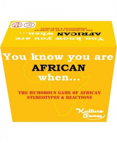 You Know You are African When... $50.02 - Card Games