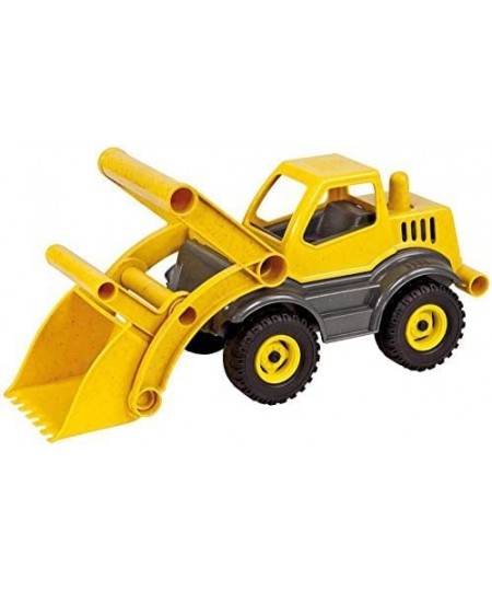 LENA® Eco Active Bulldozer Toy for Kids Easy Grab Handle and Flip Open Cab Super Sturdy Construction for Real Action (Digging...