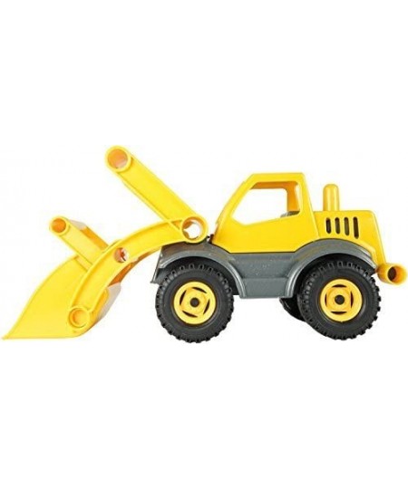 LENA® Eco Active Bulldozer Toy for Kids Easy Grab Handle and Flip Open Cab Super Sturdy Construction for Real Action (Digging...