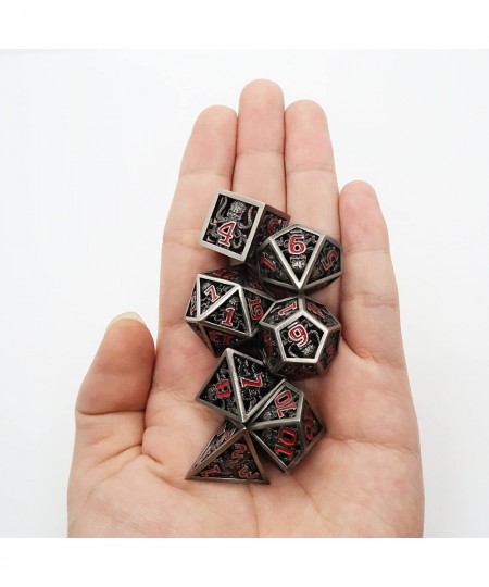 DND Dice Hollow D&D Metal Dice Octopus Monster Dice Set with Gift Box 7 PCs Steampunk Dungeons and Dragons Games Set for RPG ...