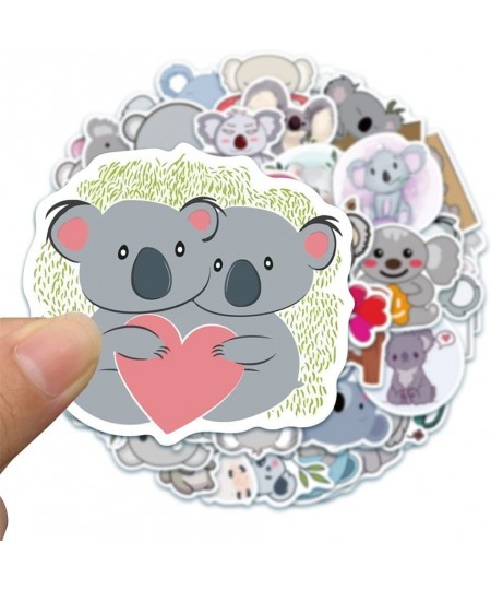 Cute Koala Stickers for Water Bottles 50 Pack Waterproof Vinyl Stickers for Hydro Flask Laptop Skateboard Car Party Supplies ...