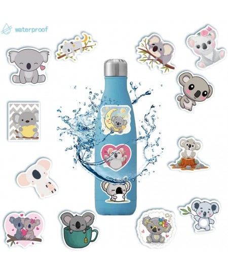 Cute Koala Stickers for Water Bottles 50 Pack Waterproof Vinyl Stickers for Hydro Flask Laptop Skateboard Car Party Supplies ...