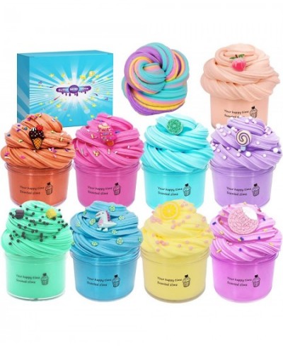 9 Packs Party Favors Butter Slime Stretchy & Non-Sticky Stress Relief Slimes for Sensory and Tactile Stimulation Stress Relie...