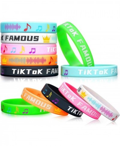 TIK Themed Silicone Bracelet Party Supplies stuff Favors for girls and boys TIK Famous for TIK Fans(12PCS) $18.39 - Kids' Par...