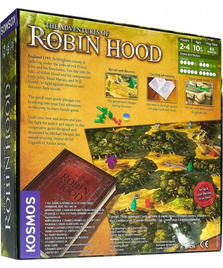 The Adventures of Robin Hood | A Kosmos Game | Family-Friendly Cooperative Role-Player Story-Driven Game for 2 to 4 Players A...