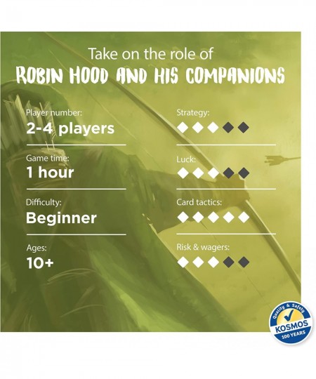 The Adventures of Robin Hood | A Kosmos Game | Family-Friendly Cooperative Role-Player Story-Driven Game for 2 to 4 Players A...