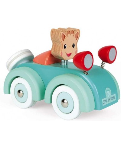 Sophie La Girafe Wooden Push Along Car - Ages 12+ Months - J09507 $39.63 - Early Development & Activity Toys