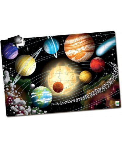 Puzzle Doubles Glow in the Dark - Space - 100 Piece Glow in the Dark Puzzle Space Puzzles For Kids Ages 4-8 Solar System Puzz...