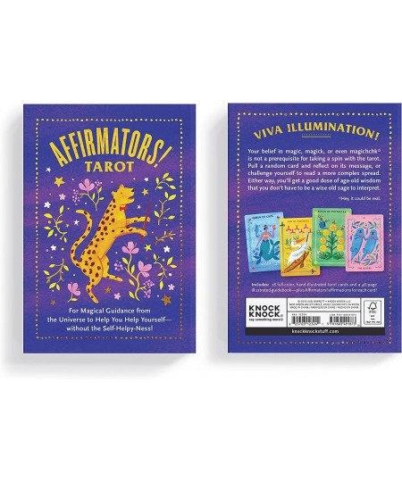 Affirmators! Tarot Cards Deck - Daily Tarot Cards with Positive Affirmations for Magical Guidance from The Universe to Help Y...