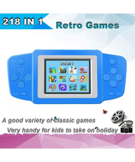 Handheld Games for Kids Built in 218 Classic Retro Video Games 2.5" Screen Portable Arcade Gaming Player System for Boys Girl...