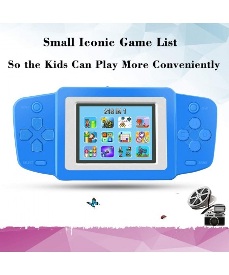 Handheld Games for Kids Built in 218 Classic Retro Video Games 2.5" Screen Portable Arcade Gaming Player System for Boys Girl...