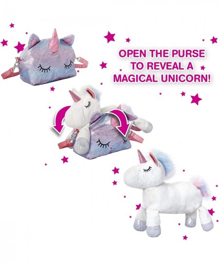 Reversible Unicorn Purse Pops - Two in One Purse and Plush Doll Toy - Transforms from a Purse to a Plush Unicorn for Girls $3...