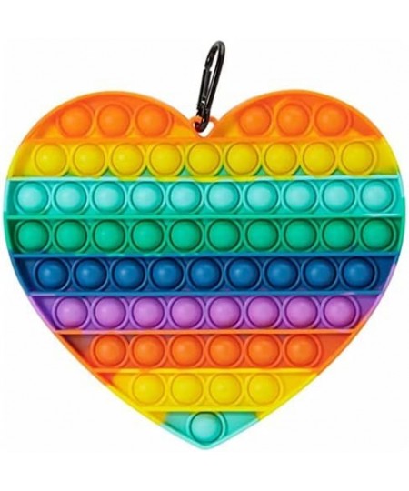 Big Rainbow Push and Pop Fidget Toy - 1 pcs Silicone Made Sensory Fidget Toy - Toy for Autistic Children - Available in 4 Sha...