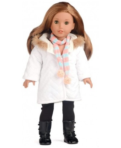 Winter Doll Clothes Quilted Jacket Doll Coat Outfits fits 18 Inch Girl Dolls $30.61 - Doll Accessories