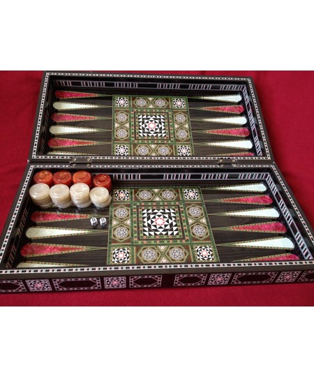 TURKISH Backgammon Game Board Set TAVLA HIM $90.88 - Board Games