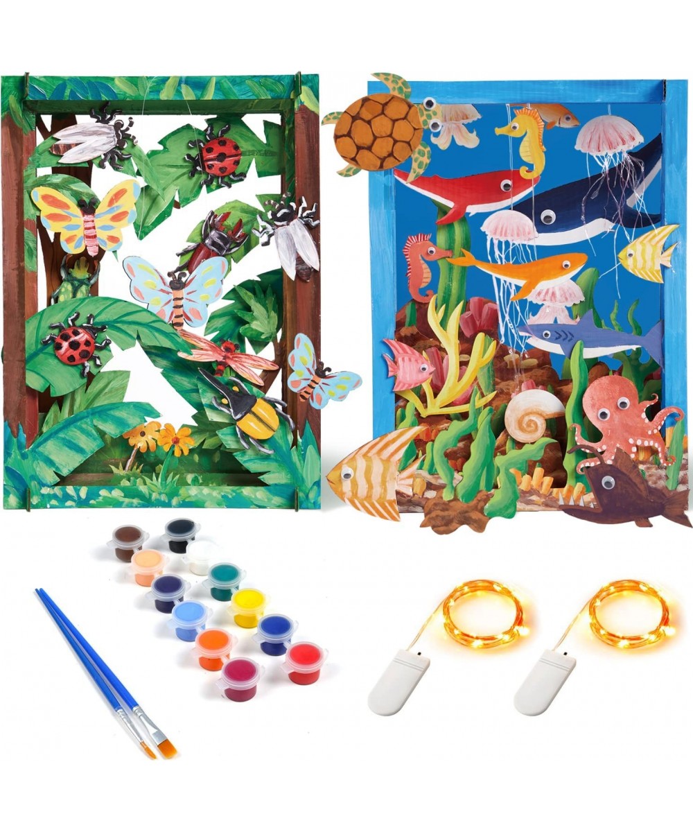 Micro 3D Nature Science Museum Assembled Creative Art Painting Arts and Crafts for Kids Organized Art Supplies Children's Man...