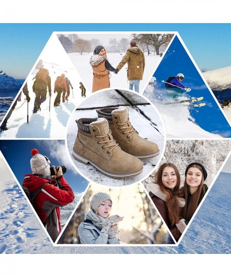 Womens Hiking Boots Anti-slip Snow Boots Water Resistant Warm Winter Shoes for Work Outdoor $64.54 - Kids' Party Decorations