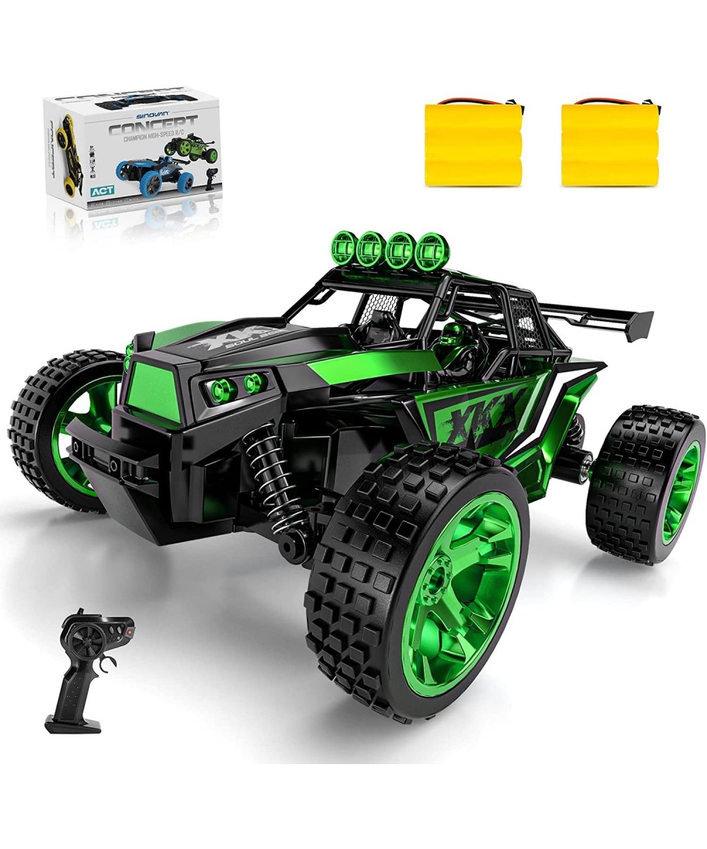 RC Car for Kids 2.4GHz 20 KM/H High Speed Remote Control Car 1:18 2WD Offroad Racing Car with Two Rechargeable Batteries for ...