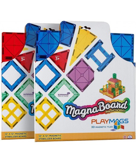 Super Durable Building Stabilizer Tile with Carrying Handle for Easy Play 12 x 12. Great add on to All Magnet Tiles Sets Work...